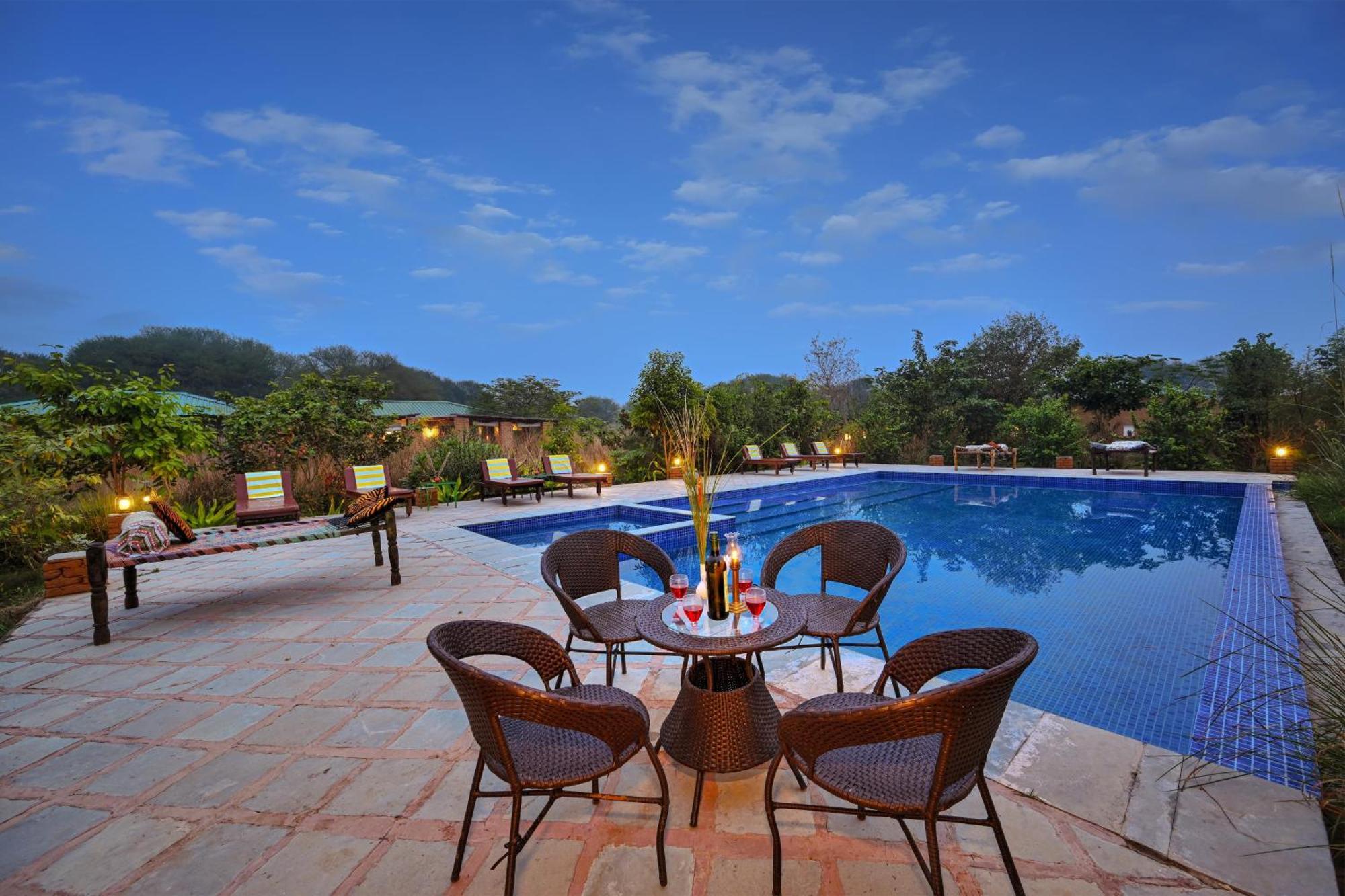 Bagh Serai - Rustic Cottage With Private Pool Савай-Мадхопур Экстерьер фото